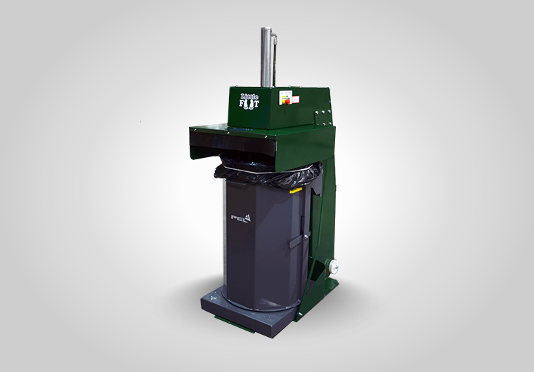 PEL180 Bag Compactor with powder-coated surface for durable, long-lasting commercial use.