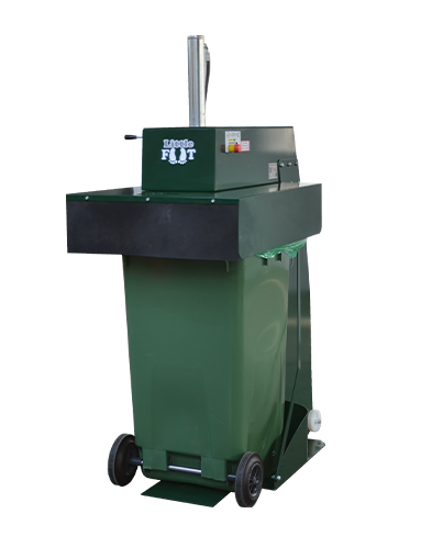 PEL240 ‘Little Foot’ Bin Compactor – 240-litre hydraulic waste compactor reducing bin volume by up to two-thirds.