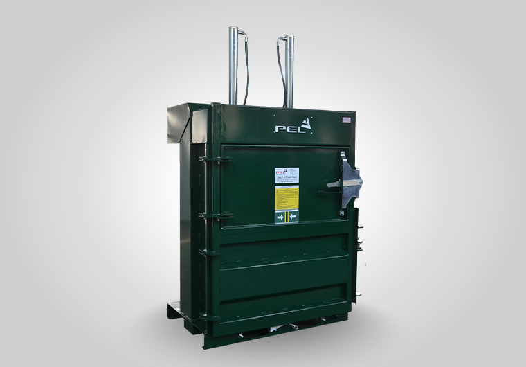 PEL Baler for high density carboard plastic balers