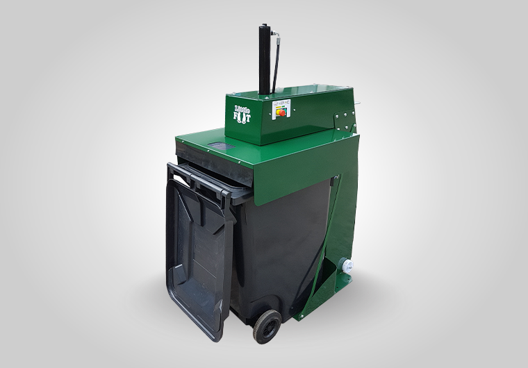 Mobile PEL360BC compactor creating a cleaner, safer, and more organized back-of-house environment.