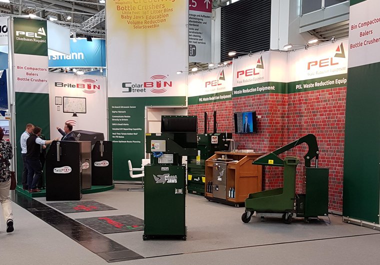 PEL waste reduction equipment range trade show germany