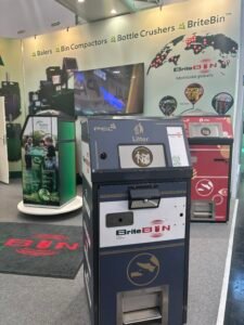 smart bin solar compacting britebin litter street waste solution